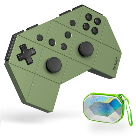 UPC: 0796167888222 | PB TAILS CHOC Designer Bluetooth Controller for Switch PC Steam Android – Army Green
