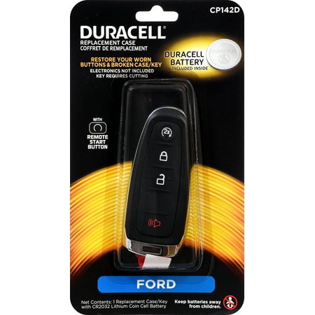 DURAKEY - Replacement Case for Select Ford Remotes - Black