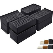 Dilwe 4 Pieces/Set Furniture Leg Risers PP Plastic Non-Slip Riser for ...