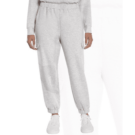 Express Women's Cargo Jogger Light Grey XL