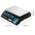 thumbnail image 3 of Computing Scale, 40kg/5g Digital Retail Scale / Backlit LCD, PLU Memory & Accounting, 3 of 10