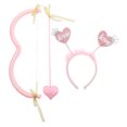 thumbnail image 1 of KAKOWELY 1 juego de diadema de Cupido para fiesta de San Valentín, arco y flecha de Cupido, diadema de corazón de Cupido para cosplay y decoraciones, accesorios únicos para juegos de rol, 1 of 4
