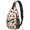 Thanksgiving Turkey Pumpkin Maple Leaf, variant on Thanksgiving Colorful Tail Turkey Leaf Sling Backpack, Unisex Hiking Chest Pack with Side Mesh Pockets, Breathable Padded Back Gift Ideas for Travel Shopping Commuting