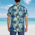 thumbnail image 6 of Balery Hawaiian Style Print Men's Hawaiian Shirts Short Sleeve Beach Shirt Relaxed Fit Vacation Button Down Shirts-3X-Large, 6 of 9