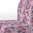 thumbnail image 4 of Designart "Pink Peony Serenade" Pink Floral Upholstered Accent Chair - Cottage Arm Chair For Bedroom, 4 of 7