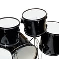 thumbnail image 2 of Drum Set 5 PC Complete Adult Set Cymbals Full Size Black New Drum Set, 2 of 5