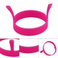thumbnail image 4 of 1 herramienta redonda de silicona para huevos fritos, molde para panqueques, cazador furtivo (rosa) Wdftyju  Libre de BPA, 4 of 7