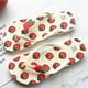 thumbnail image 3 of EeaseMX Pantuflas de verano con diseño de fresa, antideslizantes, ideales para el baño en la playa (rojas, talla 39), 3 of 7