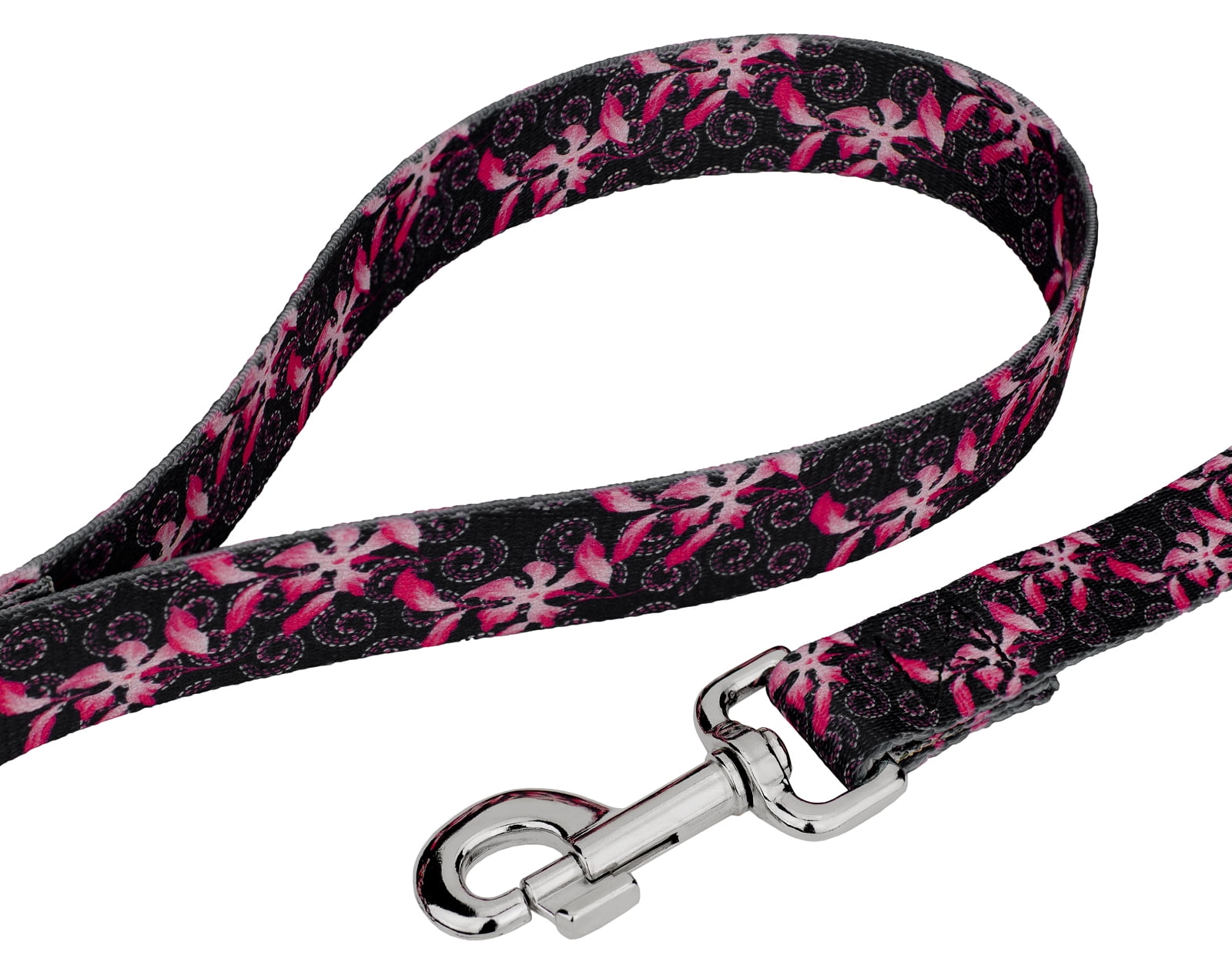 Country Brook Petz® Pink Honeysuckle Breeze Martingale Dog Collar and Leash, Large