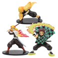 thumbnail image 1 of Demon Slayer Anime Figure Agatsuma Zenitsu Rengoku Kyoujurou Kamado Tanjirou Action Figure PVC Model Toys Model Doll OrnamentsF He Qiyong unisex, 1 of 1