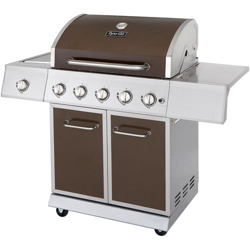 Dyna-Glo DGE530BSP-D 5-Burner LP Gas Grill with Side Burner by GHP Group, Inc.