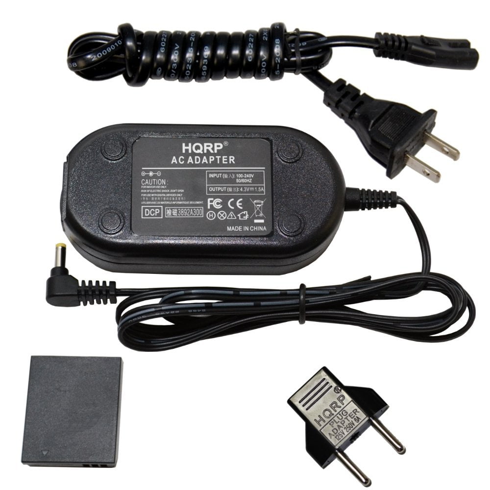 HQRP Kit AC Power Adapter and DC Coupler compatible with Canon
