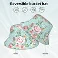thumbnail image 4 of Kdxio Reflective Bucket Hat - Vintage Floral Print Bucket Hat for Men,Women, 4 of 9