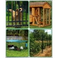 thumbnail image 4 of SEBOSS 1/2 inch Openings 48in x100 ft  19 Gauge Black Hardware Cloth Vinyl Coated Wire Mesh Roll, 4 of 6