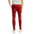 thumbnail image 2 of Hat and Beyond Mens Premium Stripe Track Pants Slim Fit Two-Tone Jogger Pants, 2 of 6
