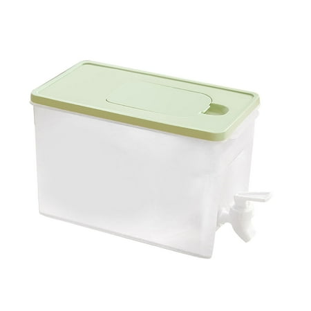 

Clearance sale Cold Kettle With Faucet In Refrigerator 4L Large Capacity Storage For Fruit Juice Dispenser With Top And Spigot Fruit Teapot Lemonade Bucket For Kitchen Home Party Bar