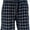 Design 5, variant on Men's Flannel Pajama Shorts - Super Soft Cotton Plaid Shorts with Pockets and Drawstrings - Sleep and Lounge Design 5, Large