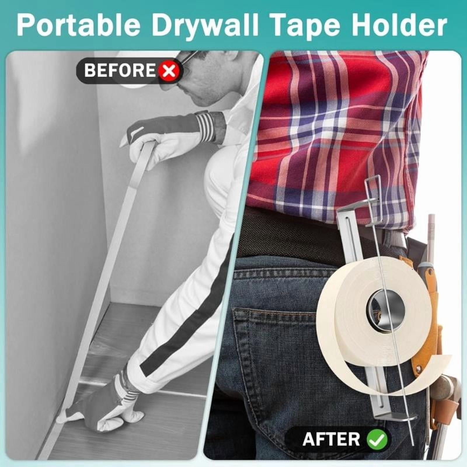 CEORPER Ergonomic Handle Tape Dispenser Practical Drywall Plastering Tape Reel