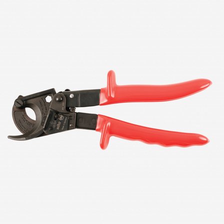 Wiha 11960 Insulated Ratcheting Cable Cutter, 10"