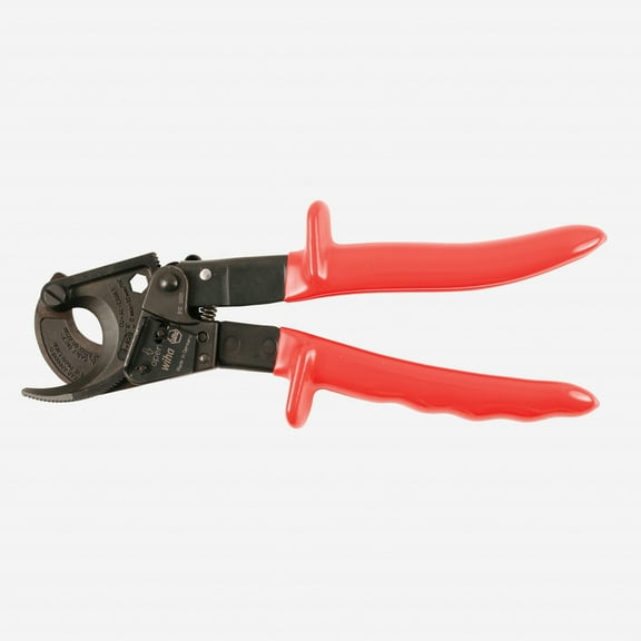 Wiha 11960 Insulated Ratcheting Cable Cutter, 10"