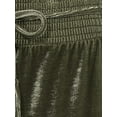 thumbnail image 4 of Time and Tru Women's Plush Velour Joggers, 4 of 5