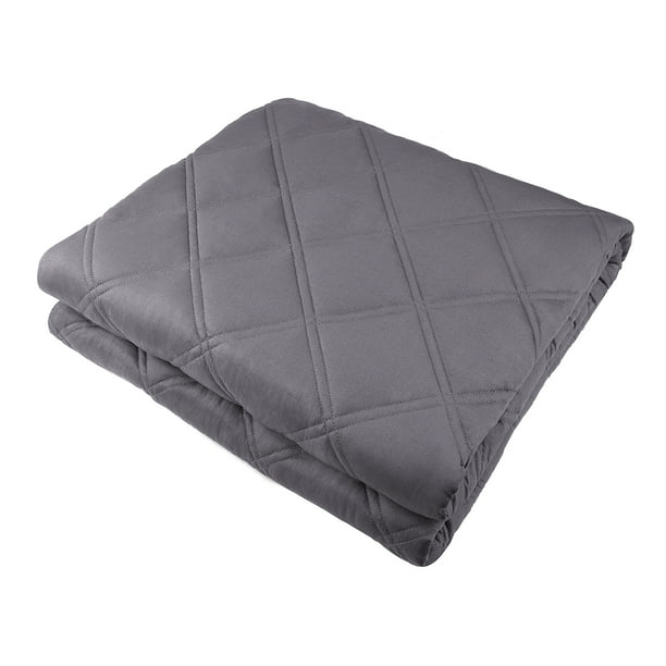 Weighted Blanket (60" x80",15 lbs) Microfiber Heavy Blanket to Improve