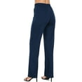 thumbnail image 4 of Cadmus Womens High Waist Sweatpants for Women Drawstring Comfy Soft Athleisure Trouser Business Work Casual Pants with Pockets,Navy Blue,XX-Large, 4 of 8