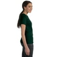 thumbnail image 4 of Hanes Ladies' 4.5 oz., 100% Ringspun Cotton nano-T T-Shirt - SL04, 4 of 4