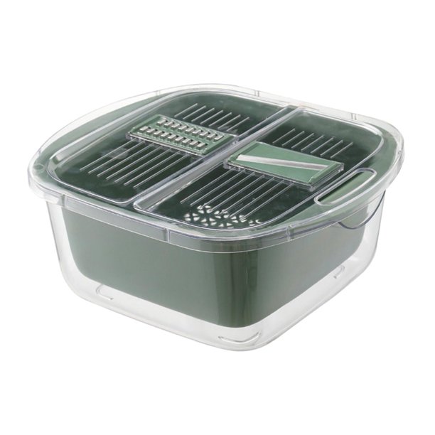 Juego de coladores con tapa Herramienta de cocina Rallador de Verde