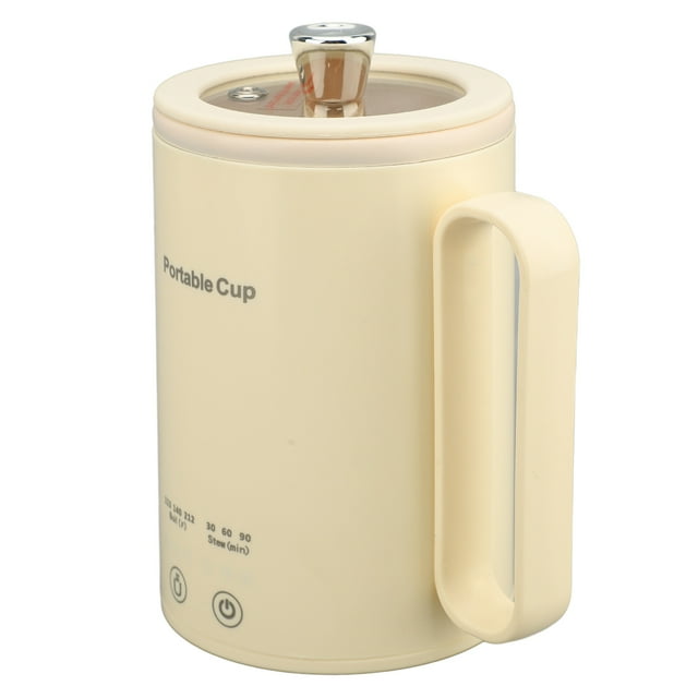 Mini Caldera De Agua Caliente, Protección Contra Ebullición En Seco, Hervidor Eléctrico Portátil Multifunción, Calentamiento Rápido De 300W Para Café