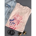 thumbnail image 3 of 4Th Of July Flag Spray T-Shirt Women -Image by Shutterstock, Female 5X-Large, 3 of 4
