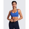 thumbnail image 2 of Sostén Deportivo CRZ YOGA Sin Aros con Tirantes y Relleno Azul Talle S, 2 of 4