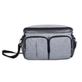 thumbnail image 2 of Organizador Universal para Cochecito Hugo Gris Compacto Reutilizable con Portabotellas, 2 of 10