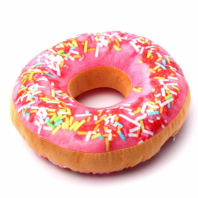 Soft Comfortable Plush Doughnut Food Pillow Cushion Funny Fashion