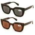 thumbnail image 3 of 2 Pairs Women Outdoor Sunglasses Oversized Square Cateye Bold, 3 of 4