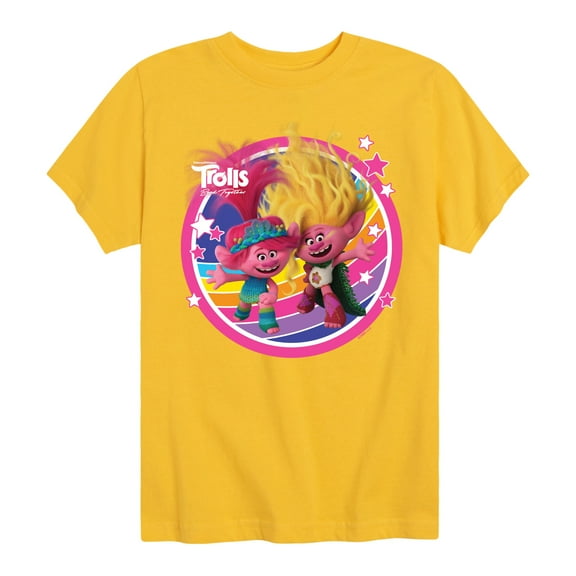 Trolls - Band Together - Poppy Viva Rainbow - Toddler and Youth Short Sleeve Graphic T-Shirt