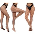 thumbnail image 5 of Heldig Women's High Waist Tights, Fishnet Stockings, Thigh High Pantyhose-One SizeB, 5 of 6