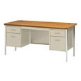 thumbnail image 4 of 600 Series Teachers Double Pedestal Desk, 4 of 5