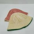 thumbnail image 3 of SikaFu KLPM Fresh Knitted Fisherman Hat For Women's Spring/Summer Outdoor Knitted Casual Versatile Face Showing Small Pot Hat, 3 of 9