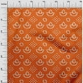 thumbnail image 2 of oneOone Cotton Cambric Orange Fabric Ethnic Bandhani Craft Projects Decor Fabric Printed By The Yard 56 Inch Wide, 2 of 4