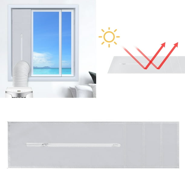 Tissu d'Étanchéité de Fenêtre de AC, Kit AC d'Étanchéité de Tissu Garder  l'Économie d'Énergie de Refroidissement pour la Maison 