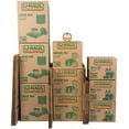 thumbnail image 2 of U-Haul Moving Box Variety Pack 10 Small, 10 Medium, and 5 Large Boxes - Suitable for Moving, Packing, Shipping, and Storage - Bonus Roll of Tape Included, 2 of 2