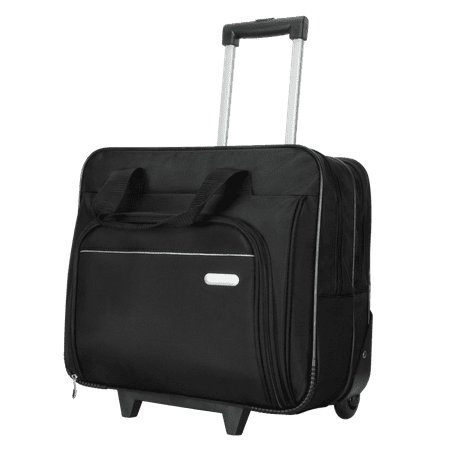 Targus - Metro Rolling Laptop Case for 15.4" Laptop - Black