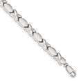 thumbnail image 1 of 925 Sterling Silver X O Chain Bracelet Stampato, 1 of 6