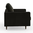 thumbnail image 3 of Pemberly Row Contemporary Performance Velvet Arm Chair in Smoke, 3 of 4