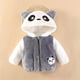 thumbnail image 2 of Chaqueta cálida de otoño e invierno para bebés, bonitos abrigos de peluche de panda para niñas, prendas de vestir con capucha para fiestas de cumpleaños y Navidad, ropa para recién nacidos, 2 of 5