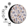 thumbnail image 4 of Naloa cartoon mouse Tire Cover Wheel Protectors Tyre Covers Weatherproof Wheel Covers Universal Fit for Trailer Rv SUV Truck Camper Travel Trailers-15 inch, 4 of 6