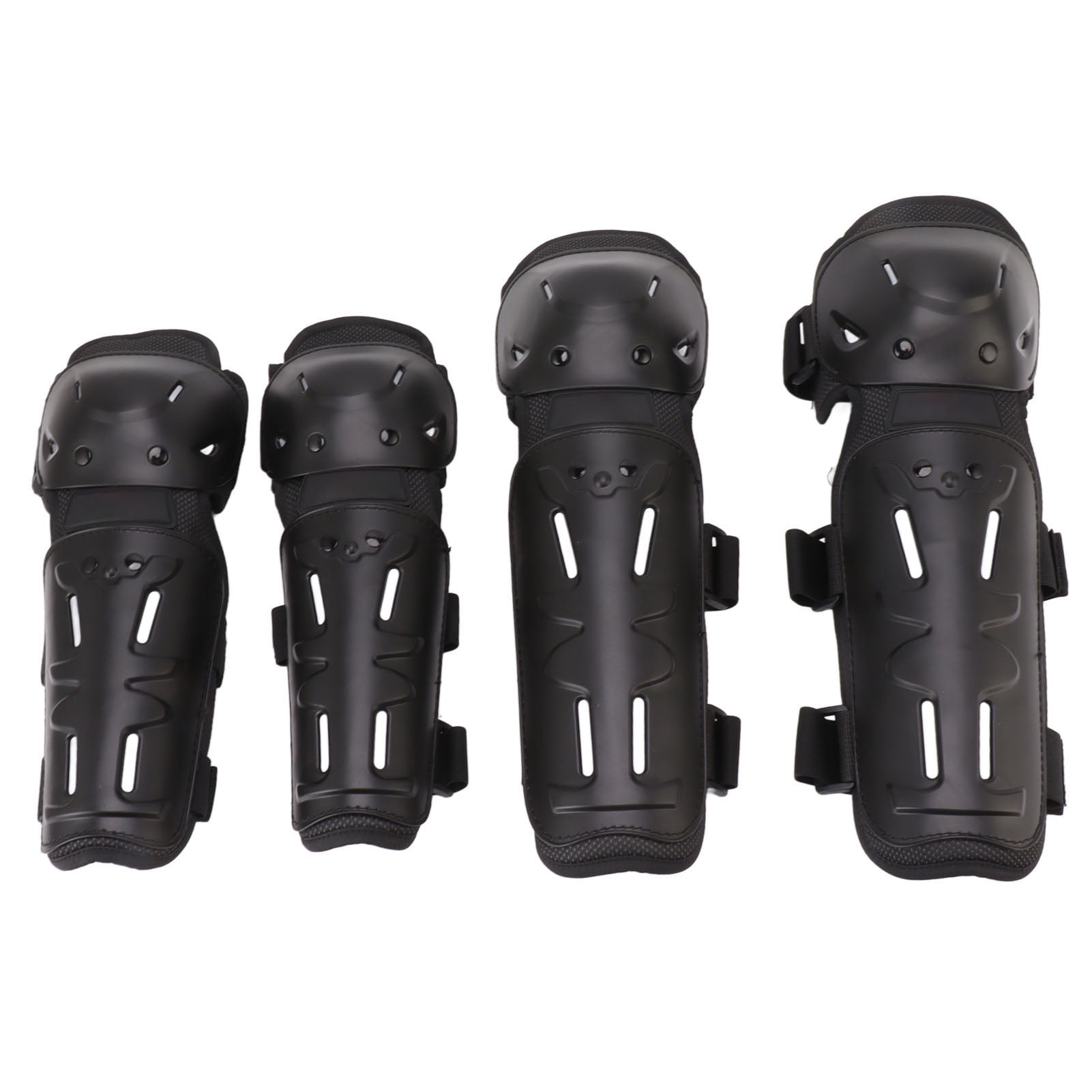 MAYUJIAA 4Pcs Motorcycle Elbow Knee Pads Adjustable Adult Dirt