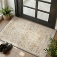 thumbnail image 1 of -Area Rug X Entryway Mat Indoor- Machine Washable Rug-Soft Small Rug-Vintage Non Slip Carpet-Rugs for Kitchen Laundry Room Bathroom Decorative Accent Rug for in Front of Sink, 1 of 6