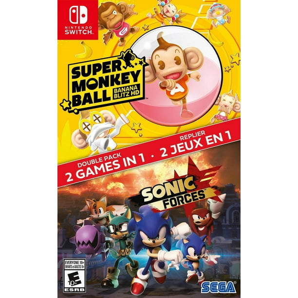 Jeu vidéo Sonic Forces / Super Monkey Ball Banana Blitz HD Double Pack pour (Nintendo Switch) Nintendo Switch